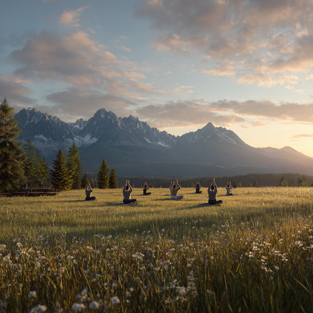 Йога-інструктор працює з учнем